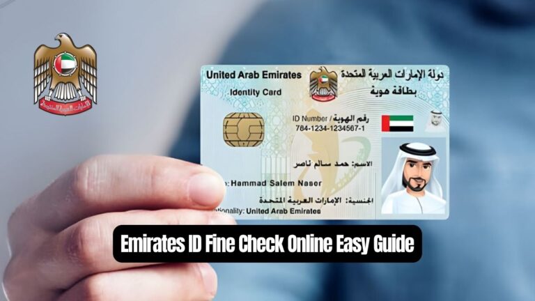 Emirates ID Fine Check Online Easy Guide